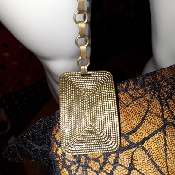 Vintage brass link belt. - Picture 2 of 5